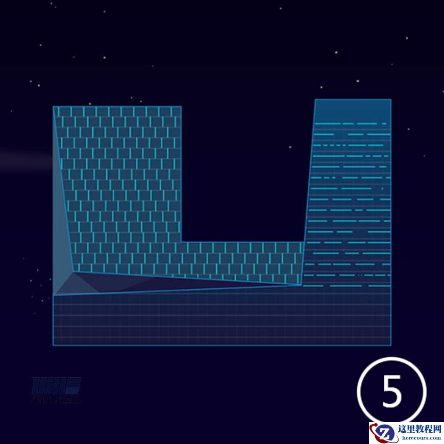 Illustrator绘制时尚绚丽的城市夜景插画