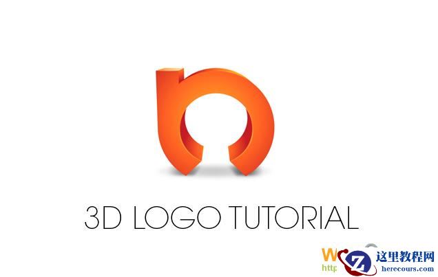 Illustrator结合PS制作质感的3D标志教程