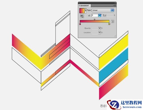 Illustrator制作太空中的怀旧几何矢量