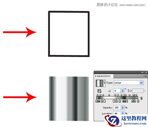 Illustrator绘制逼真的笔筒图标教程