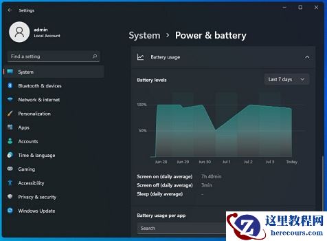 Win11如何查看电池情况？Win11查看电池情况的方法