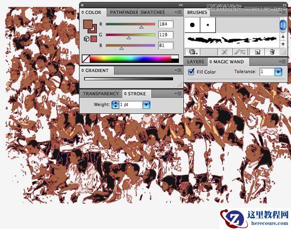 Illustrator绘制正在灌篮的灌篮猫