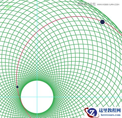 Illustrator制作漂亮的圆形螺旋花纹教程