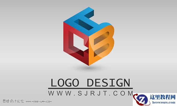 标志设计:用AI制作2.5D风格的LOGO图标