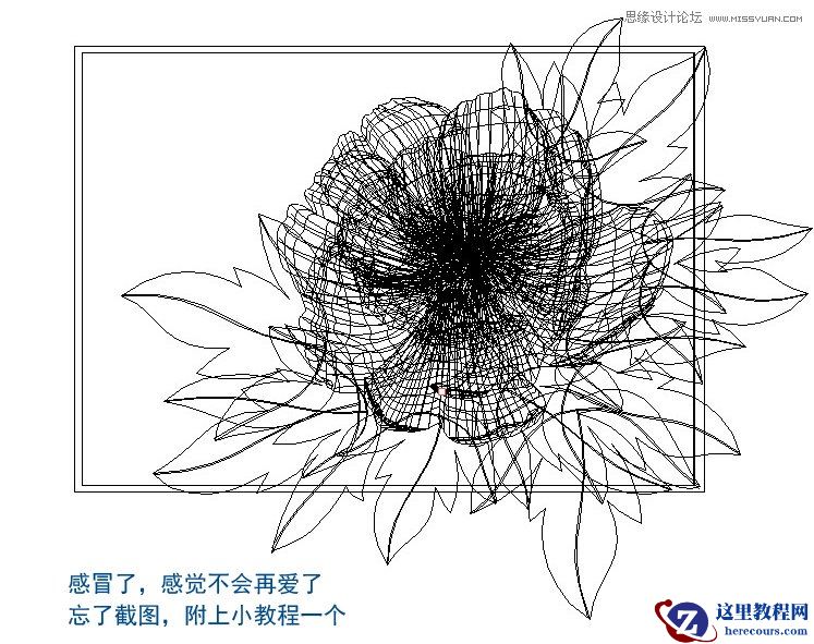Illustrator绘制绽放的牡丹花教程