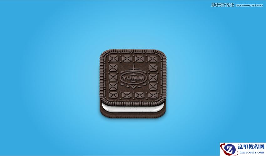 Illustrator绘制奥利奥主题风格的图标