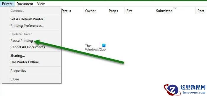 Win11/10打印机无法恢复错误修复方案