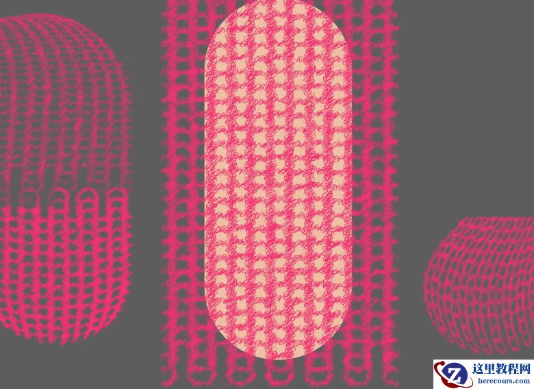 Illustrator制作时尚的毛线编织效果教程