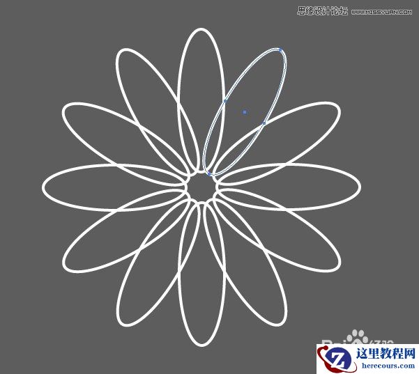 Illustrator实例解析旋转复制的技巧