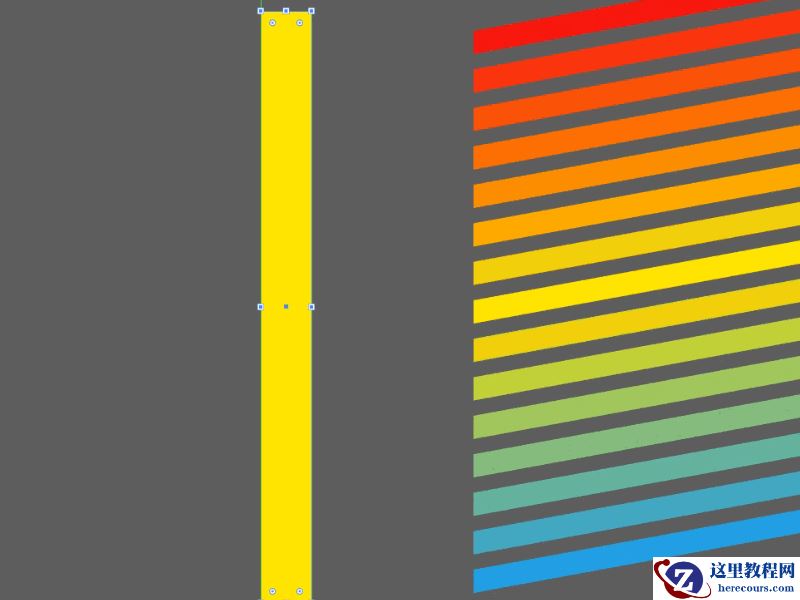 Illustrator简单制作立体丝带缠绕字体效果