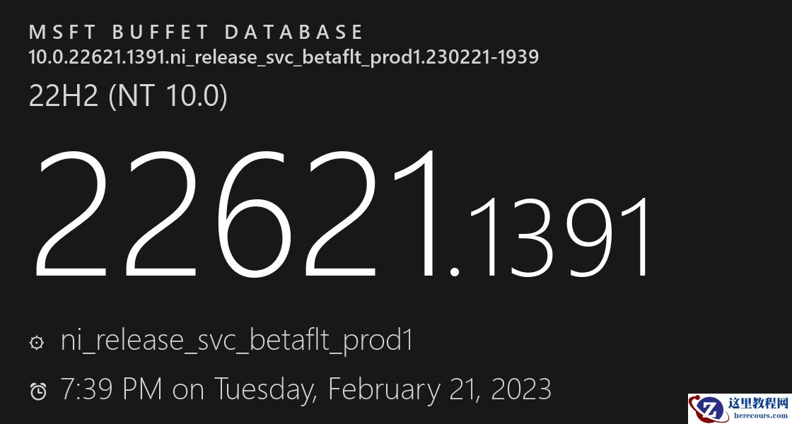 微软Windows11 22621.1391/22624.1391（KB5023011）三月补丁发布！