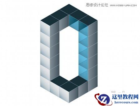 Illustrator绘制矢量三维字体组合特效