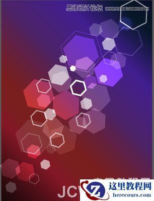 Illustrator绘制梦幻的心形背景图效果