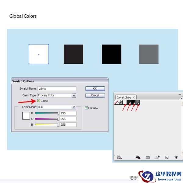 Illustrator设计一个色彩斑澜的U盘