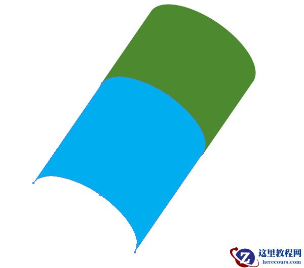 Illustrator绘制绿色逼真的铅笔效果图