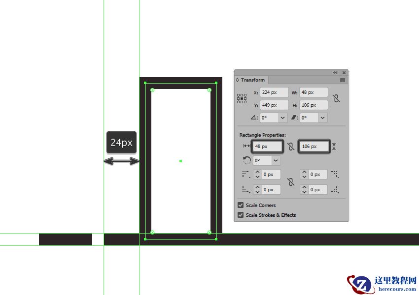 Illustrator绘制线描风格的城市插图教程