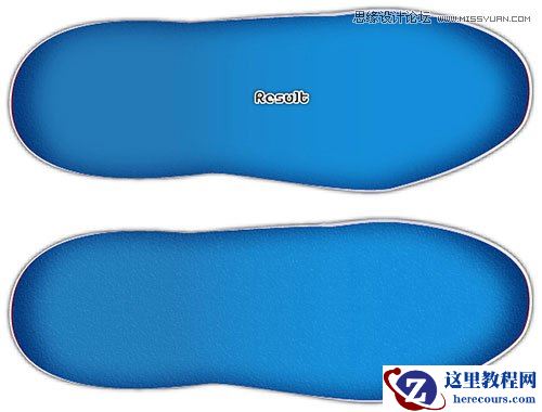 Illustrator绘制蓝色逼真的运动鞋教程