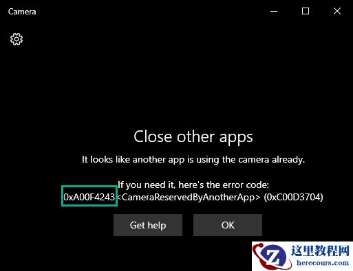win11错误代码0xA00F4288解决教程