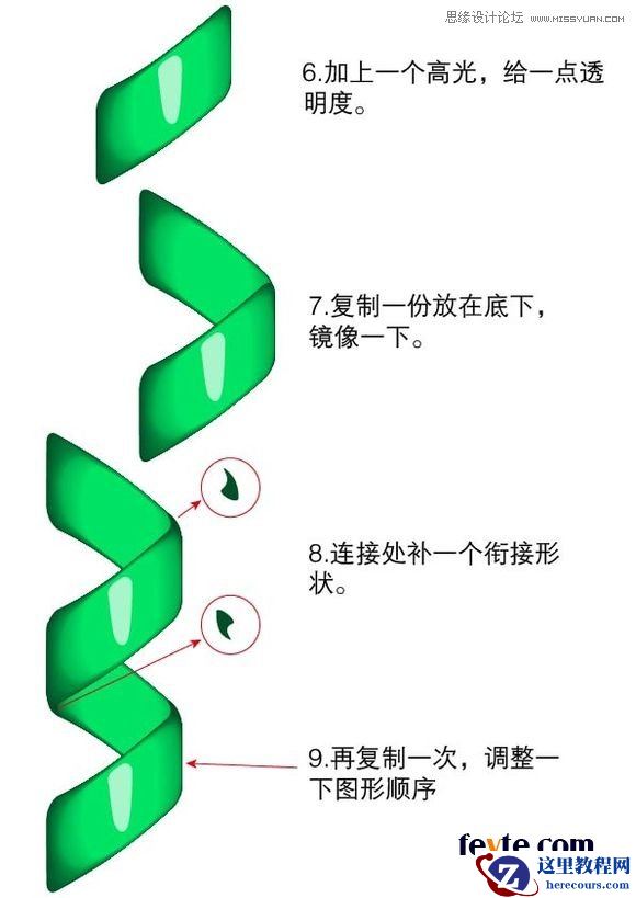 Illustrator绘制时尚炫彩的电话线效果