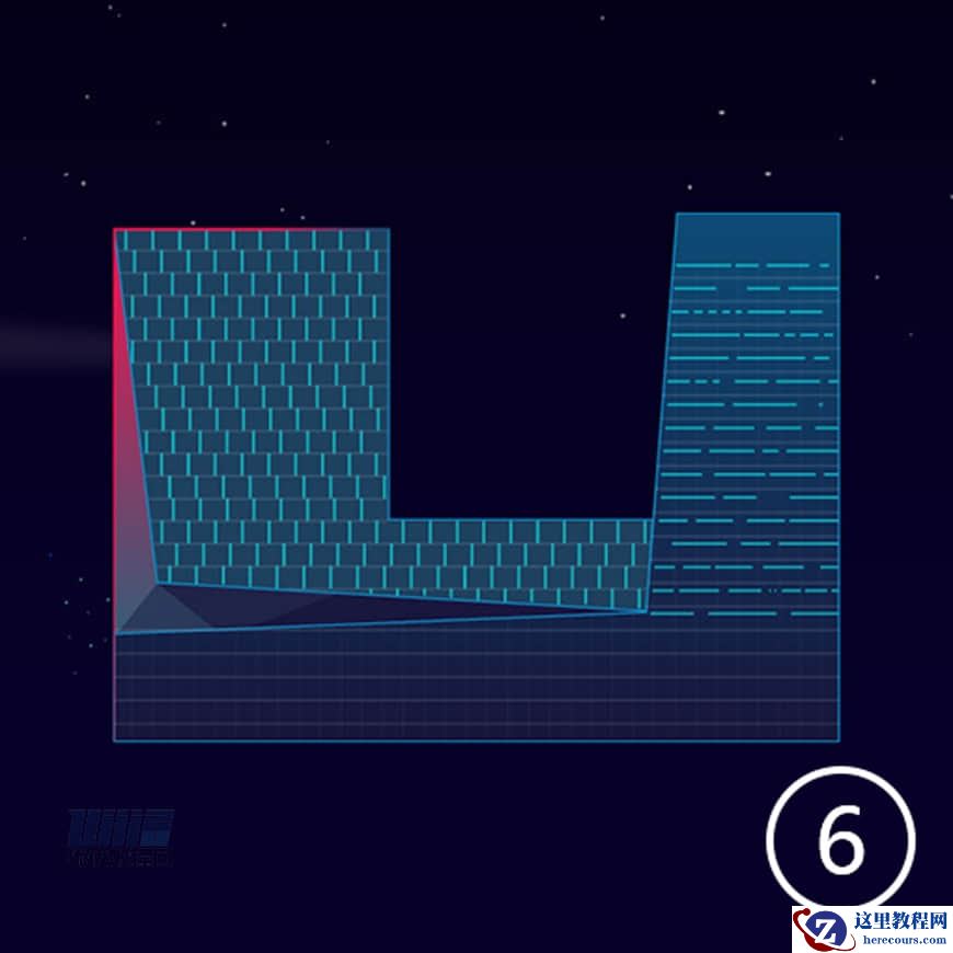 Illustrator绘制时尚绚丽的城市夜景插画