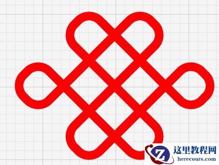 Illustrator制作标准的中国联通标志教程