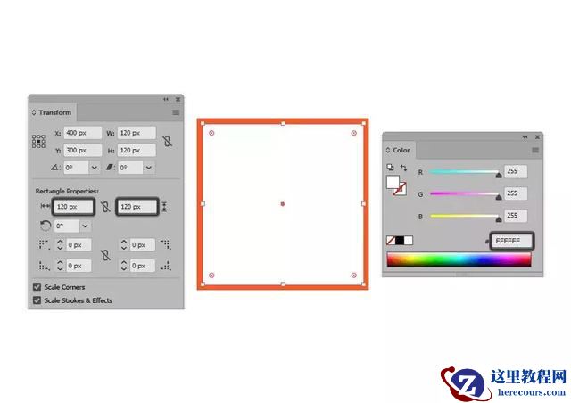 Illustrator制作简约风格的分享图标