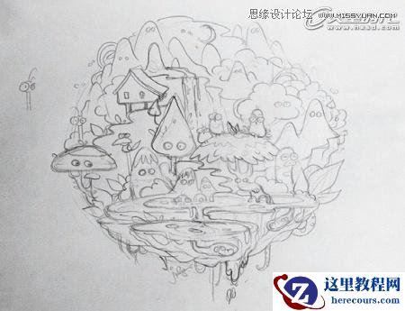 Illustrator绘制卡通风格插画场景