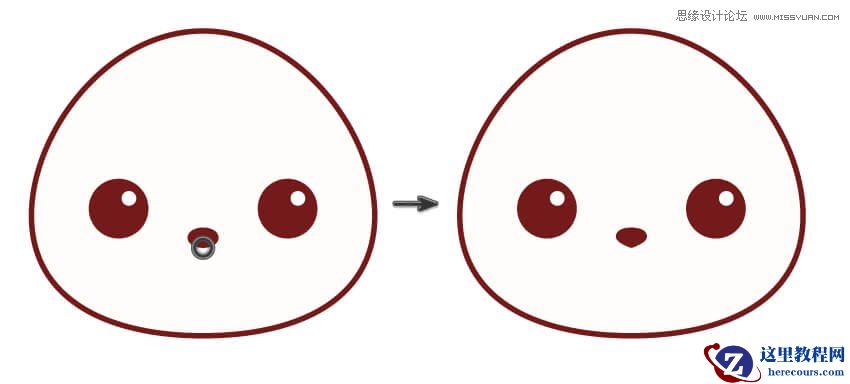 Illustrator绘制卡哇伊风格的小动物图标