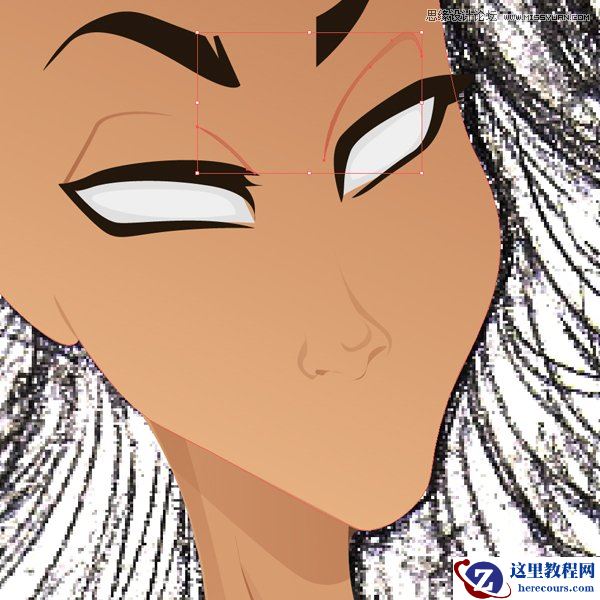 Illustrator绘制70年代的餐馆矢量插画教程