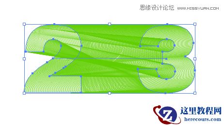 Illustrator制作时尚网格风格的艺术字教程