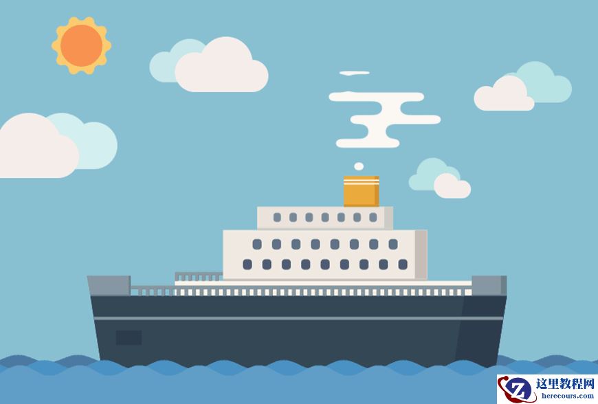 Illustrator结合AE制作海上邮轮航行动画