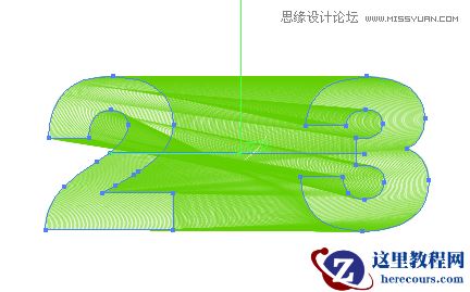 Illustrator制作时尚网格风格的艺术字教程