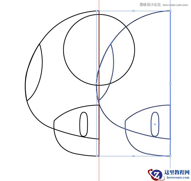 Illustrator绘制立体效果的逼真蘑菇