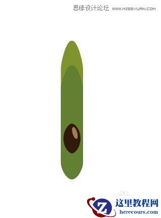 Illustrator绘制切开的猕猴桃效果图