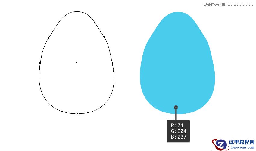 Illustrator绘制卡通风格的糖果怪物