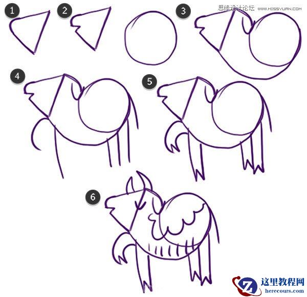 Illustrator绘制中国风的十二生肖图像教程