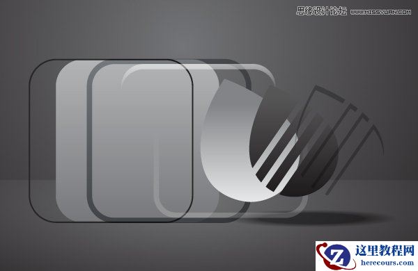 Illustrator创建一个时尚的斜面浮雕