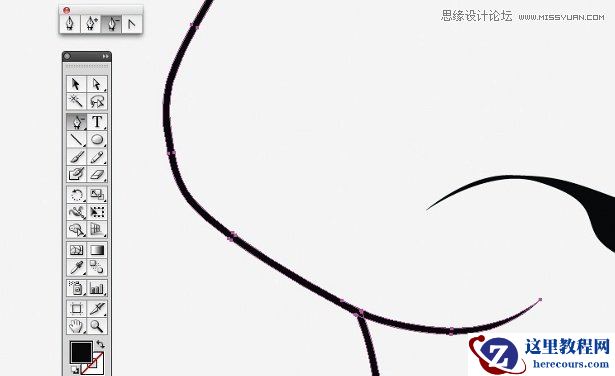 Illustrator绘制一张水滴飞溅效果的面部特效