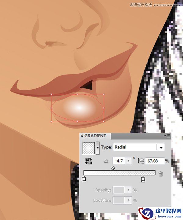 Illustrator绘制70年代的餐馆矢量插画教程