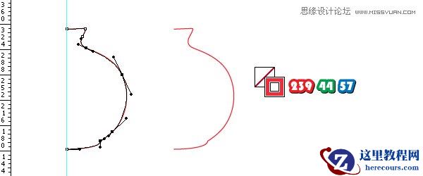 Illustrator绘制时尚唯美的玫瑰花和花屏