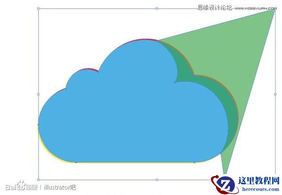 Illustrator绘制立体效果的白云云彩