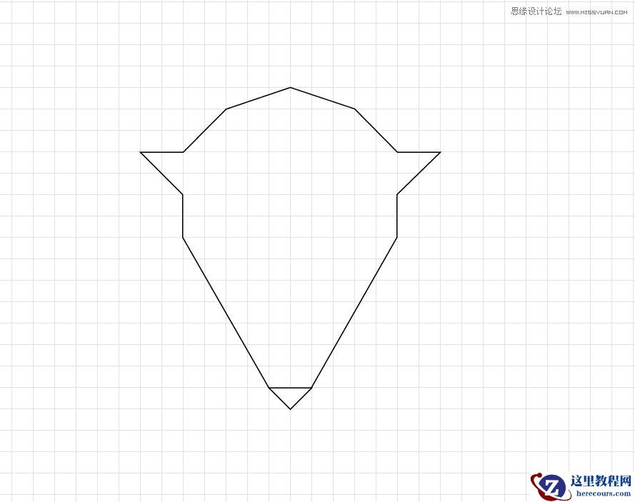 Illustrator绘制简约时尚的鹿形LOGO教程