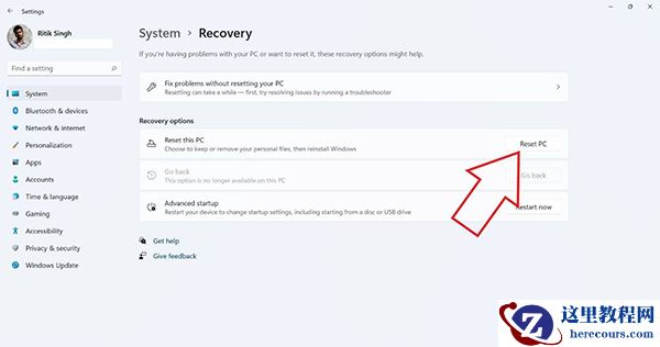 如何在不丢失文件的情况下快速重置Win11?