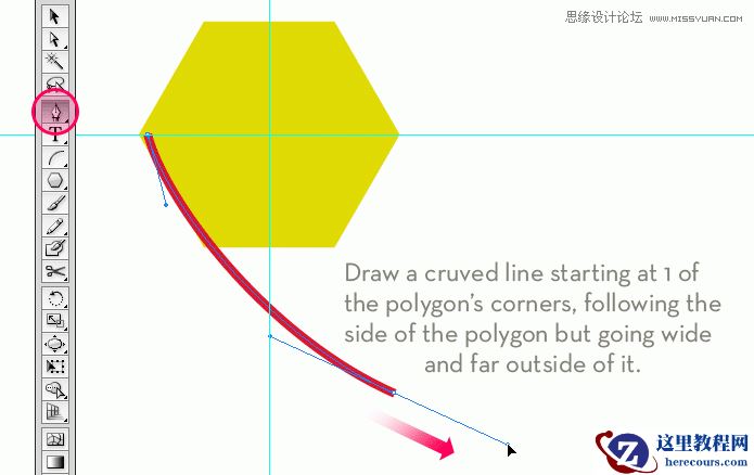Illustrator设计创意的快门形状标志教程
