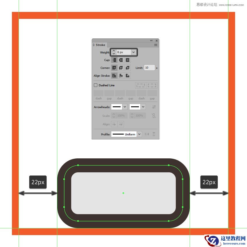 Illustrator绘制卡通风格的仙人掌图标教程