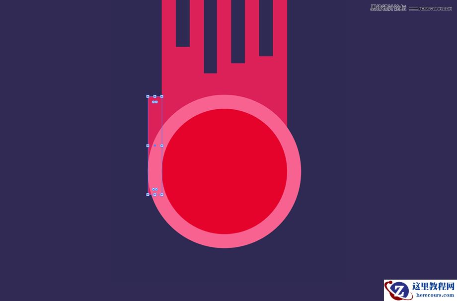 Illustrator绘制创意的太空流星插画效果