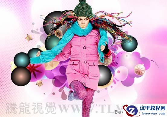 Illustrator CS5教程：制作服装海报教程