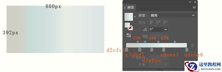 Illustrator绘制磨砂噪点风格的海边插画