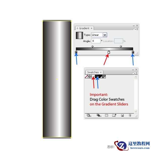 Illustrator设计一个色彩斑澜的U盘