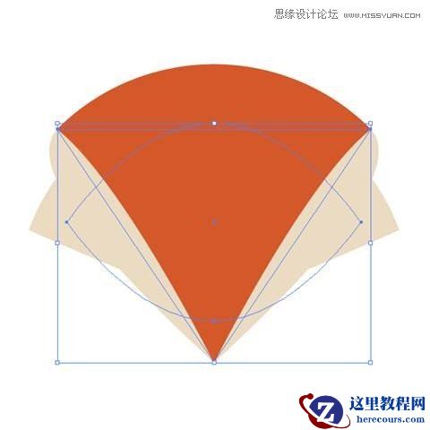 Illustrator绘制复古风格的可爱卡通狐狸